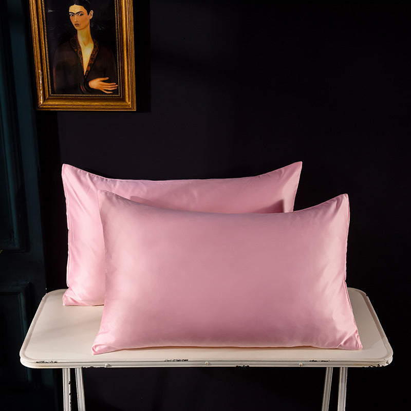 Polychromatic Silk Satin Zipper Pillow Case